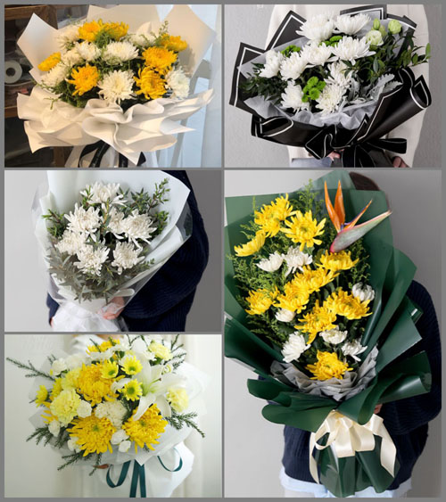 贵州遵义仁怀市龙井乡同联村白事花束代送